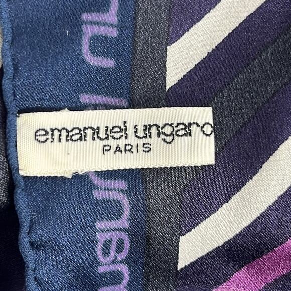 Vintage Emanuel Ungaro Silk‎ Scarf - Picture 7 of 10